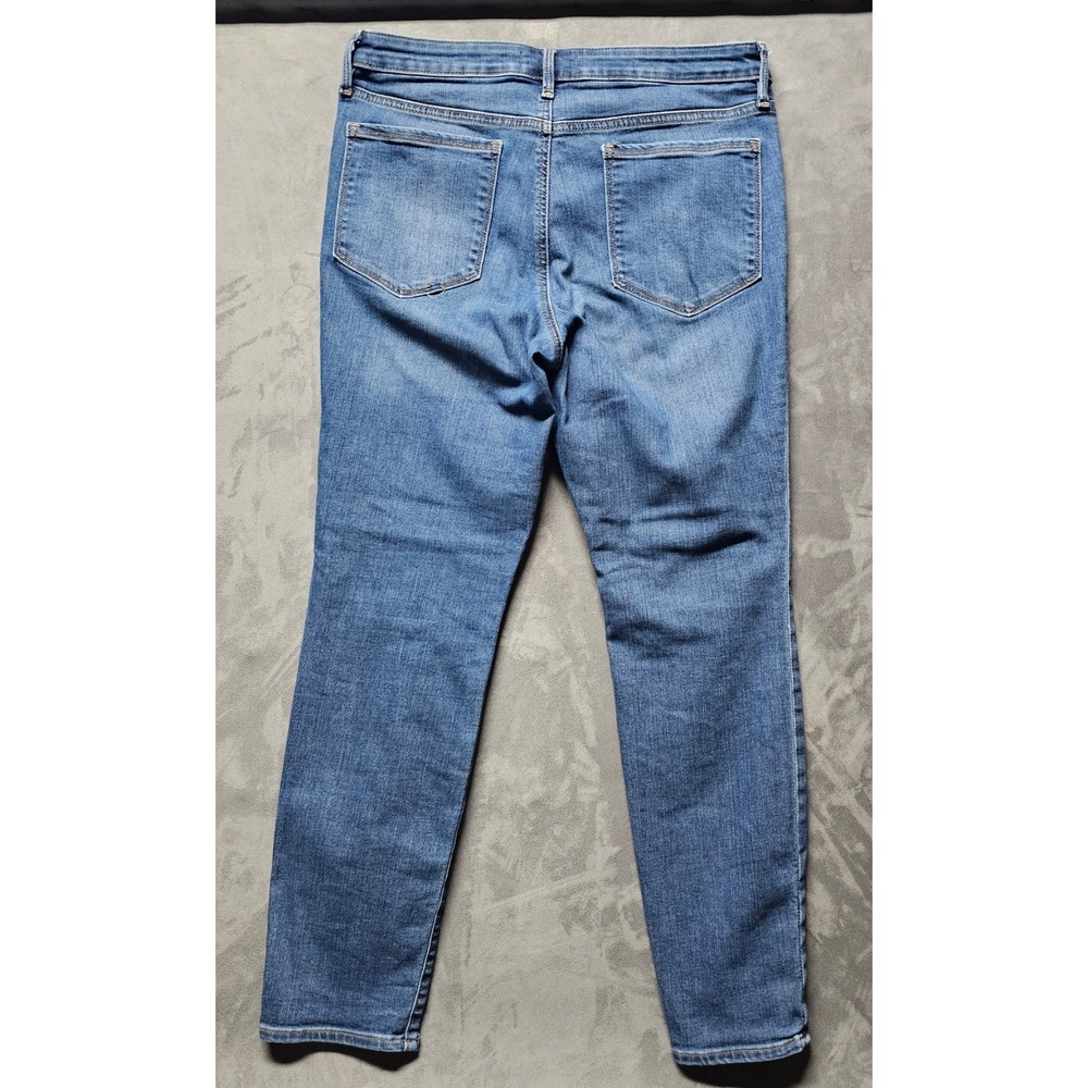 Athleta Sculptek Skinny Jeans Medium Wash Denim Womens Size 12 - Picture 8 of 13